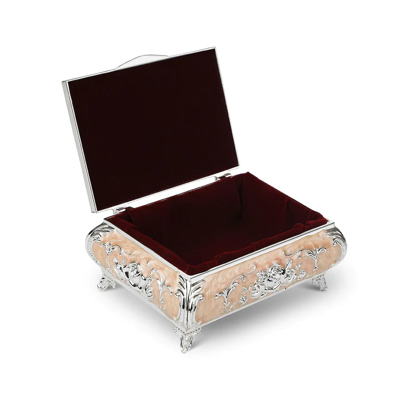 Enamel Rose Box Peach S