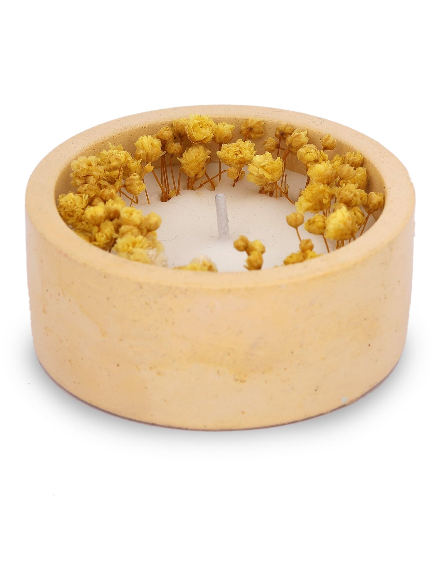 Yellow Soya Wax Candle in Bowl
